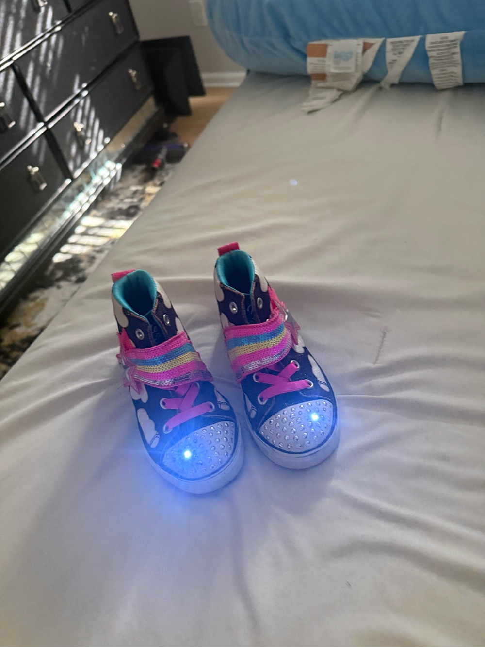 Skechers twinkle toes sneakers size 10